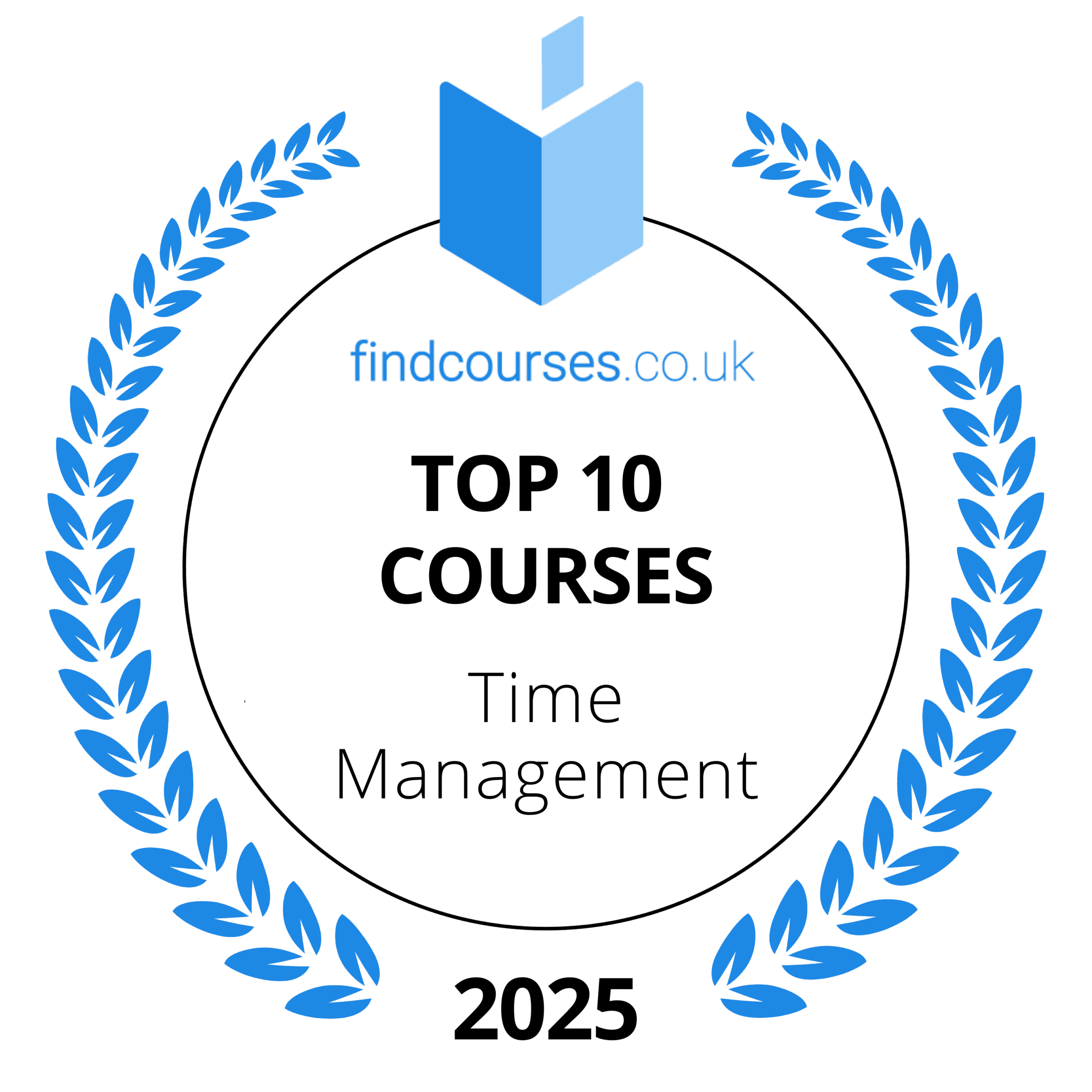 Time Management Badge 2025 Findcourses Top 10 award image